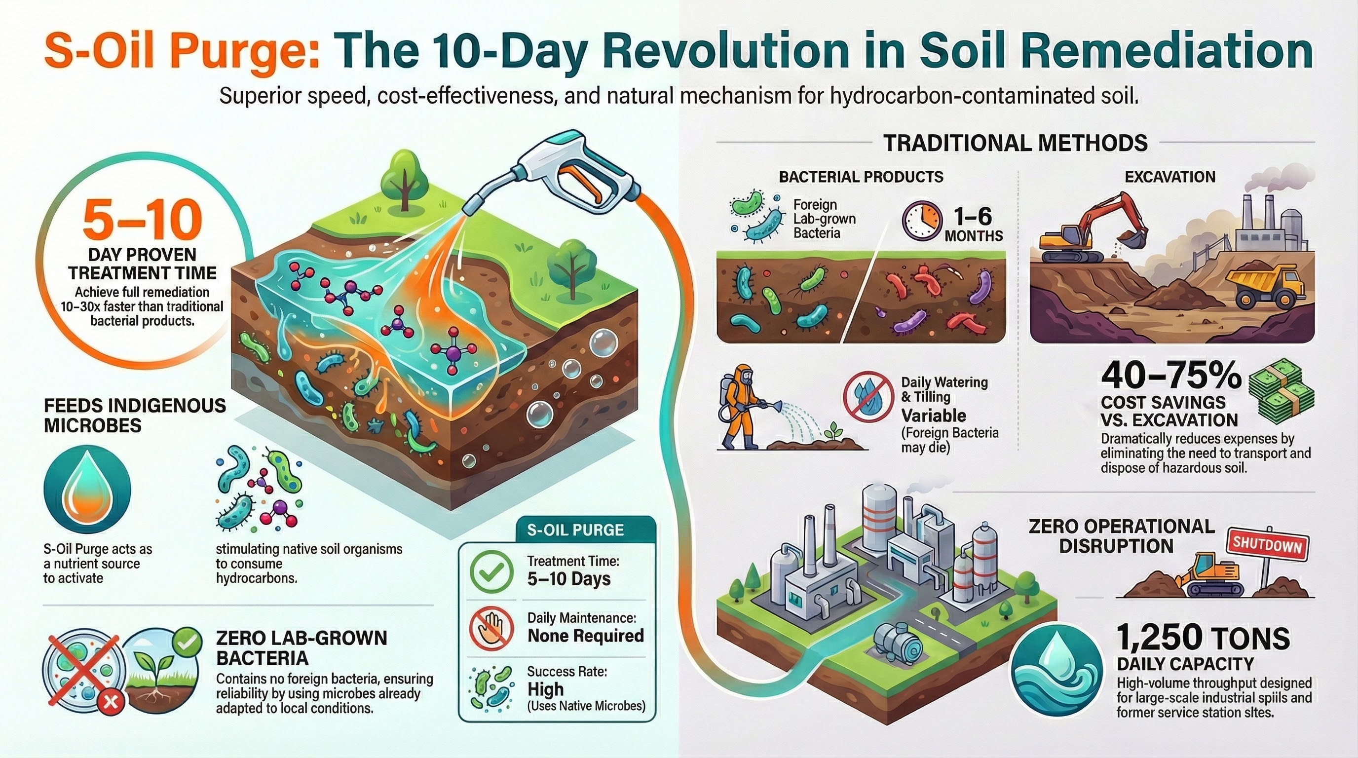 S-Oil Purge Process Infographic